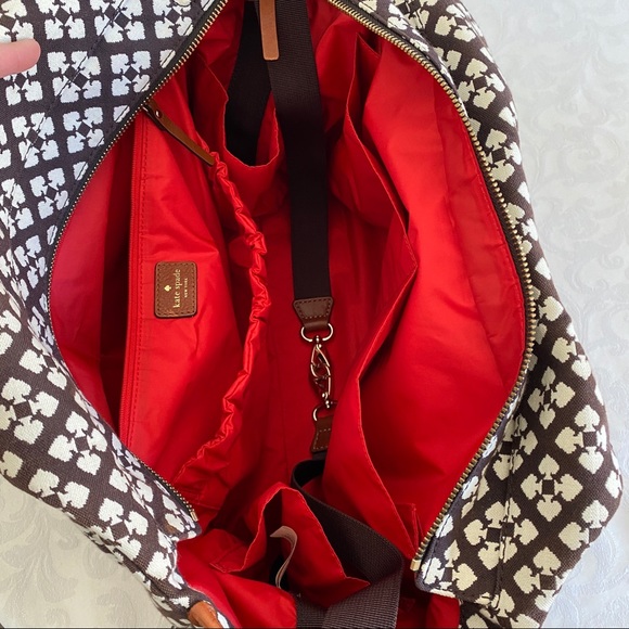 Kate spade heart print multi purpose canvas and leather tote - Picture 11 of 11